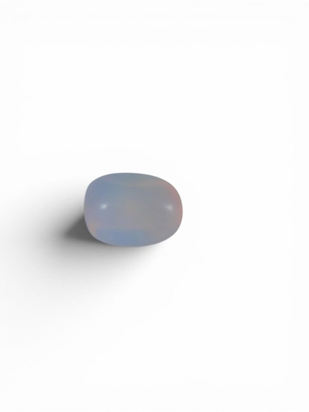 Opalite Cabochon Milky Glass Crystal Tumbled Stone 0.3 oz Gemstone Healing - Picture 9 of 10